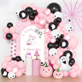 Pink Halloween Baby Shower Decorations - Girl Baby Shower Party Supplies with Balloons & Banner - Variation Pink