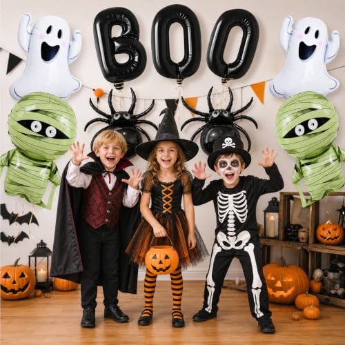 Halloween Balloon Set 9 Pieces Foil Balloons Halloween Party Decorations
