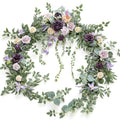 Purple Artificial Flower Garland 9 FT Wedding Arch Decor - Lavender Variation