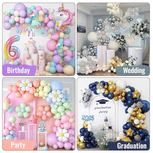 Gold Balloon Arch Stand with Base 8.2FT & 6FT - Creative DIY Event Decor - Variation of THIS listing