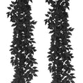 Black Leaf Vine 2 Pack Artificial Silk Garland Halloween Decor 6 Ft Each - Variation of THIS listing