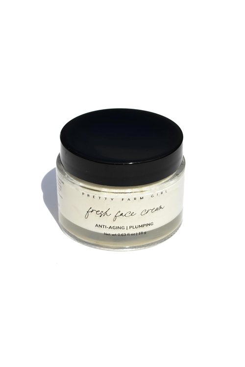 Pretty farm girl Fresh Face Tallow Cream - Anti-Aging & Plumping - Floral & Refreshing Scent - Handmade - All Skin Types - For Around the Eyes, Neck, and Lips.