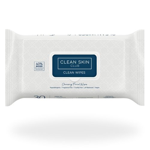 Clean Skin Club XL Premium Face Wipes - Extra Moist Makeup Removing Towelettes | Fragrance-Free, 30 Count