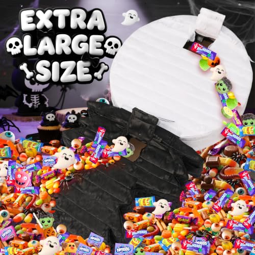 Halloween Skeleton Piñata Set - Spooky Black & White Character with Hitting Stick & Confetti - Goth Party Game Kit