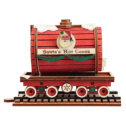 Christmas Ornament Santa’s Hot Cocoa Tanker Wooden Hanging Decoration