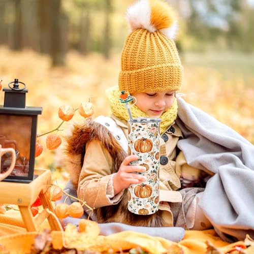 Fall Straw Toppers for Stanley Cup - Thanksgiving Autumn Straw Covers 10mm - Fall Straw Cover