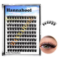 14mm Wide Stem False Eyelash Clusters - DIY 10-20mm Dramatic Lash Extensions Hannahool