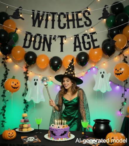 Halloween Witches Don't Age Banner – Halloween Party Decorations