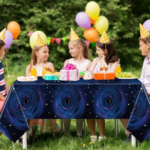 Party Tablecloths 3-Pack - Cartoon Movie Horror Samhain Theme, 108x54 Inch