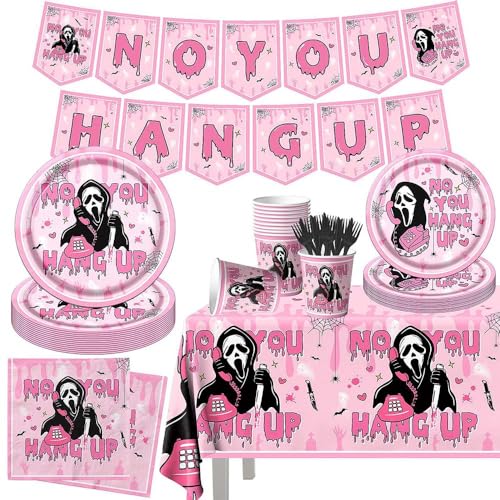 Halloween Pink Disposable Plastic Tablecloth Set - 3-Pack for Indoor & Outdoor Parties