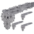Black Polyester Spider Web Table Runners - 4 Pack 18x72 Inches Halloween Decor Variation of THIS listing
