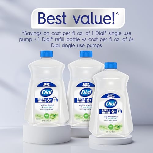 Antibacterial Hand Soap Refill with Aloe Vera - 52 Fl Oz Pack of 3