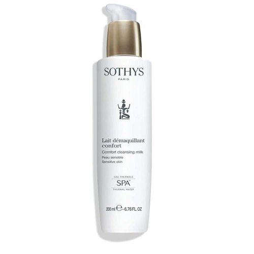 SOTHYS Comfort Cleansing Milk - Gentle Face Cleanser & Daily Makeup Remover for Sensitive Skin