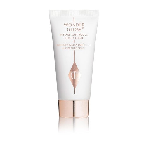 Charlotte Tilbury Wonderglow Face Primer - Illuminating Hydrating Primer for Dewy Skin - Infused with Hyaluronic Acid & Rosehip Oil