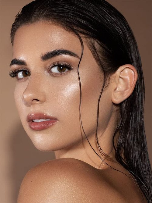 SheGlam Glow Bloom Liquid Highlighter - Long-Lasting Waterproof Cream with Shimmer | Vanilla Frost