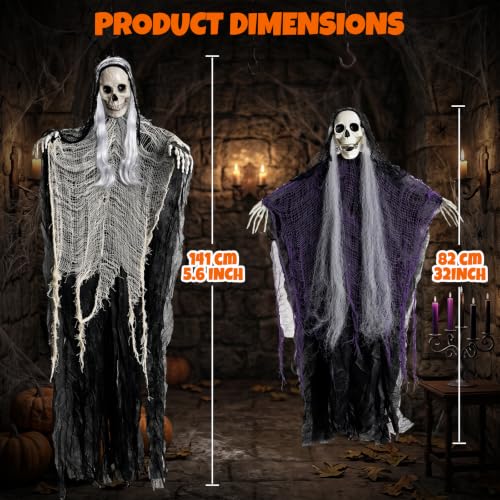Halloween Hanging Ghost Decorations Outdoor & Indoor Spooky Haunted House Decor