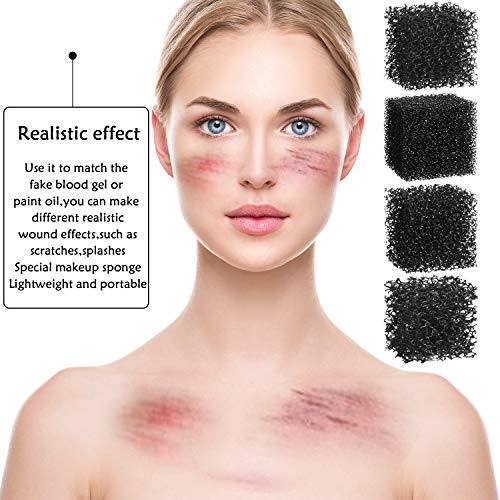 Halloween Bruise Makeup Sponges - 8 Pack Special Effects Cosmetic Tools