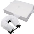 Luriseminger Disposable Face Cradle Covers–Medical-Grade, SPA Face Rest Covers Headrest Covers for Massage Tables Massage Chairs 16x 12inches/ 40 x 30 cm (200pc Large face Cover)