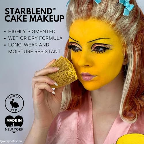 Mehron Makeup StarBlend Monster Grey Face Paint Powder 2oz - Wet or Dry Use