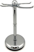 Parker Safety Razor, The Adjust-O-Stand, Adjustable Safety Razor & Shave Brush Stand, Simple to Customize to fit Any Size Shave Brush - PATENT PENDING