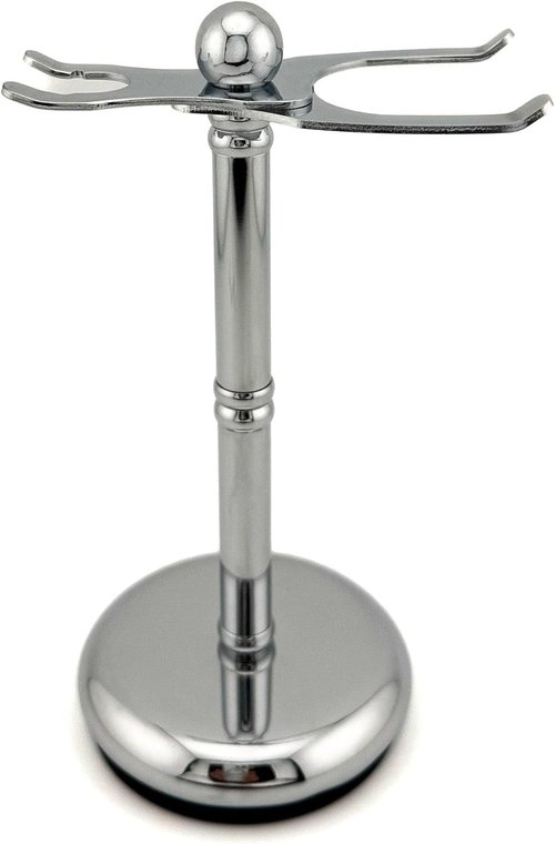 Parker Safety Razor, The Adjust-O-Stand, Adjustable Safety Razor & Shave Brush Stand, Simple to Customize to fit Any Size Shave Brush - PATENT PENDING