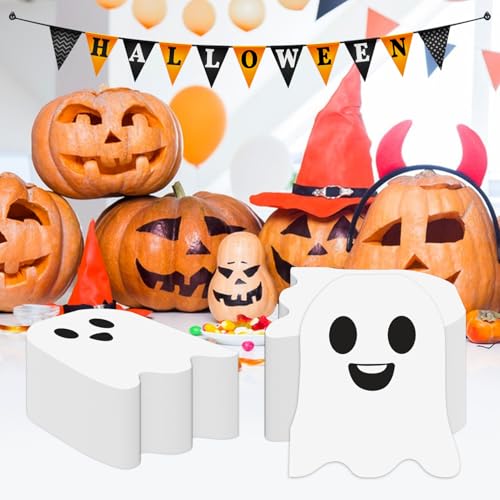 Halloween Ghost Paper Napkins - 100 Pack, 2-Ply Disposable Party Tableware
