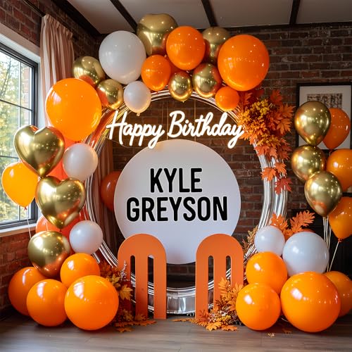 Orange Latex Balloons 100 Pack 12 Inch Party Decorations - Extra Thick