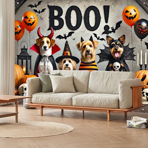 Halloween Backdrop Banner Pet Costume Scene 8x6ft - Variation of THIS listing #8