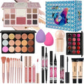 Blue Medium Makeup Gift Set for Teens Women Full Kit - Christmas Gift