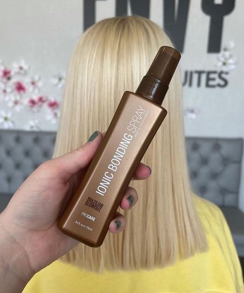 Brazilian Blowout Ionic Bonding Spray - Nourishing Hair Treatment | 3.4 Fl Oz
