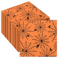 Halloween Spider Web Paper Napkins - 40 Pack, 13x13 Inches, Spooky Table Decor