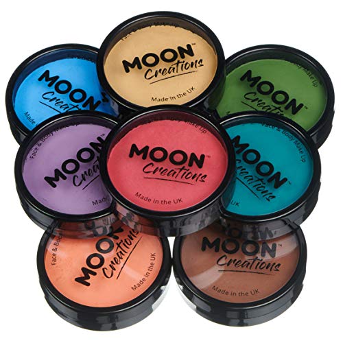 Professional Water-Based Face & Body Paint Set - 56 Vibrant Colors, 1.26oz Each