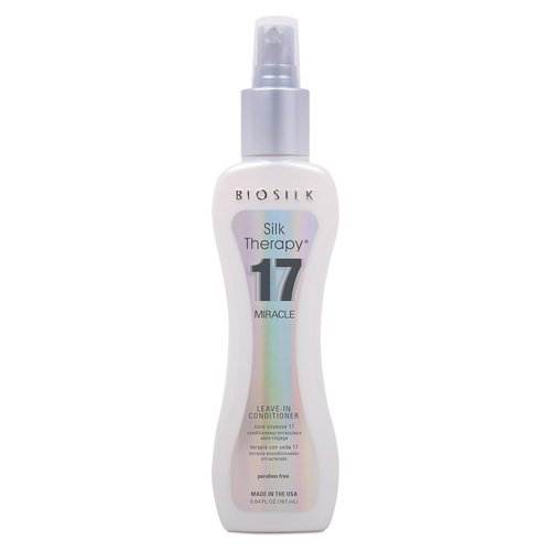 BioSilk Silk Therapy Miracle 17 - Leave-In Conditioner for Dry & Damaged Hair | Hydrates, Repairs & Adds Shine - 5.64 Oz