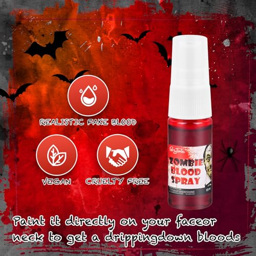 Fake Blood Spray for Halloween & Special Effects Makeup 15ml