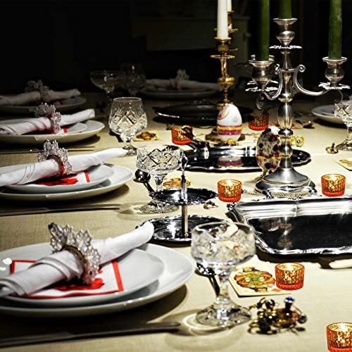 Mercury Gold Votive Candle Holders - 24pcs Christmas Decorations - VOHO