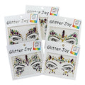 Halloween Face Gems Sticker Set - Multi-Color Face Jewels & Body Glitter 5-Pack