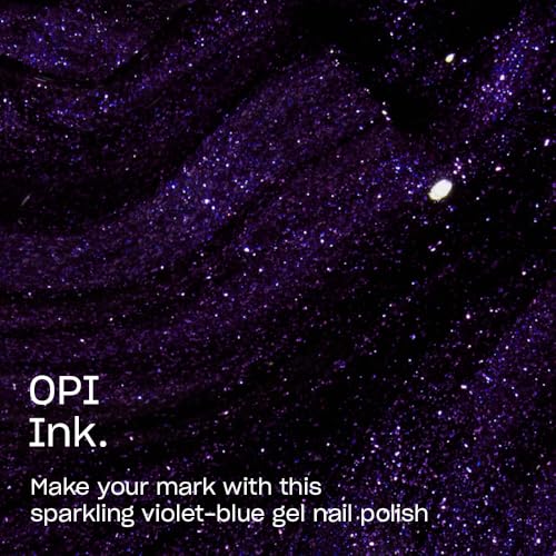 OPI Ink Nail Lacquer - Opaque Dark Purple Shimmer - Long Lasting Nail Polish