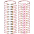 48 Pcs Halloween Party Favors Pink Boo Clay Bead Bracelets Bulk