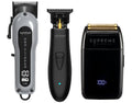 Supreme Trimmer 3-in-1 Barber Bundle | Pro Clipper Lite, DLC T-Shaper Trimmer, Crunch Lite Foil Shaver | Professional Beard Trimmer/Clipper Kit | Value Bundle 1