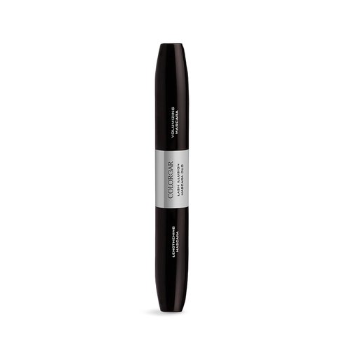 Colorbar Lash Illusion Mascara Duo - Lengthening & Volumizing - Clump-Free, Non-Flaking - Black - 0.27 oz