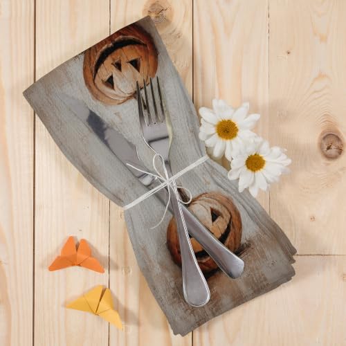 Vintage Halloween Fall Pumpkin Kitchen Dish Towels 16x24in - Autumn18