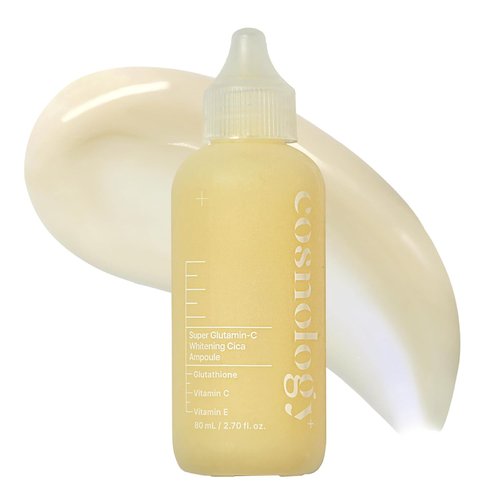 COSNOLOGY Glass Skin Care Set - Glow Serum & Brightening Ampoule | Niacinamide, Vitamin C, Retinol, 150ml + 80ml