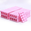 100PCS Sponge Toe Separators for Pedicure, Soft Toe Spreader Nail Art Finger Separator Divider Spacer Manicure Pedicure Tool for Nail Polish Salon Supplies (Pink)