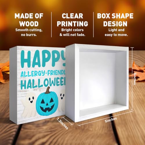 Halloween Candy Sign Decor - Allergy Friendly Wooden Sign, Color 17