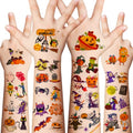 Kids Halloween Temporary Tattoos Set - 320 Waterproof Spooky & Cute Designs