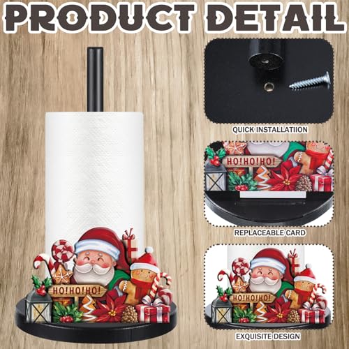 Fall Interchangeable Paper Towel Holder - Decorative Seasonal Sign Set - Fresh
