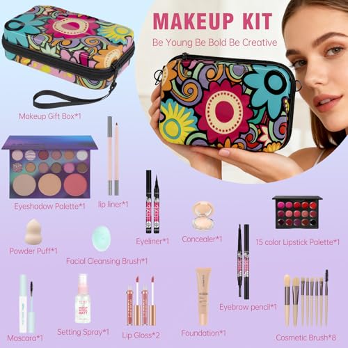 Venshun E Set Box Full Makeup Kit for Teens & Women Travel Makeup Set
