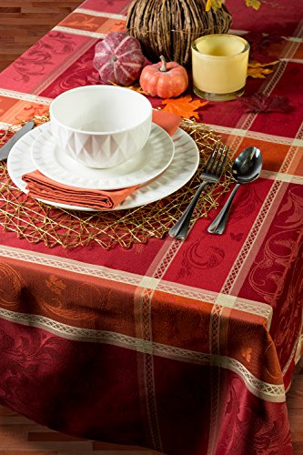 15-Inch Gold Woven Paper Tabletop Placemat Set - Holiday & Event Decor