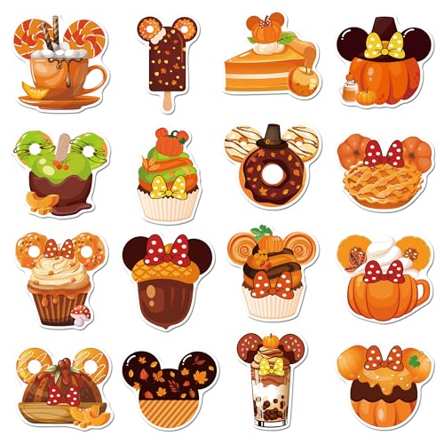 Fall Cruise Door Magnets Set - 16 Autumn Themed Refrigerator & Cabin Decor