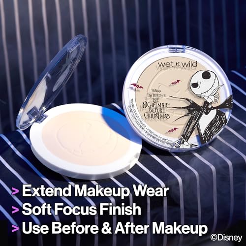 Wet n Wild Nightmare Before Christmas Translucent Primer & Finish Powder - Yellow, 1 Ounce
